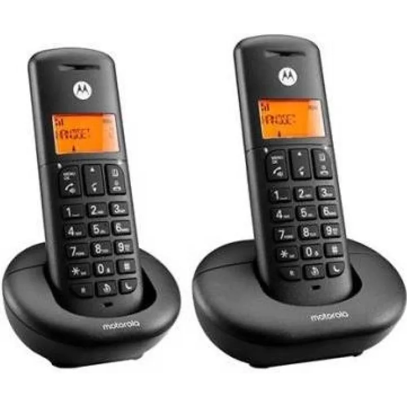 Motorola E202 Duo DECT telefonas juodas