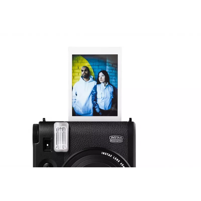 Momentinis fotoaparatas Fujifilm Instax Mini 99 Juoda — nuotrauka 62×46 mm, juostelė 86×54 mm, 60 mm židinio nuotolis