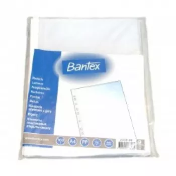 Dokumentų įdėklai Bantex Maxi 0809-203 A4, 100 µm matiniai, pakuotė dokumentų apsaugai