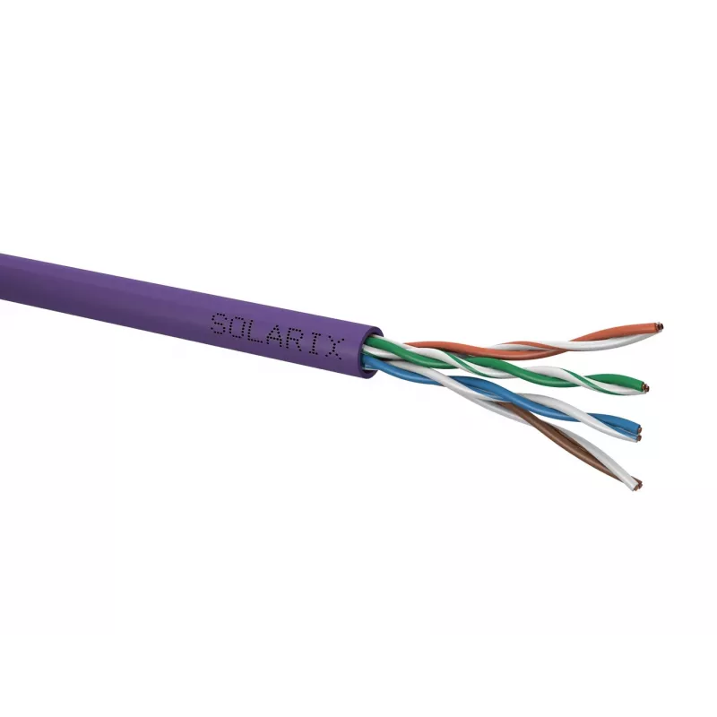 Tinklo kabelis Solarix SXKD-5E-UTP-LSOH UTP CAT5E 100m mėlynas