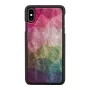 Apsauginis išmaniojo telefono dėklas iKins, skirtas iPhone XS Max — vandens gėlių dizainas, juodas
