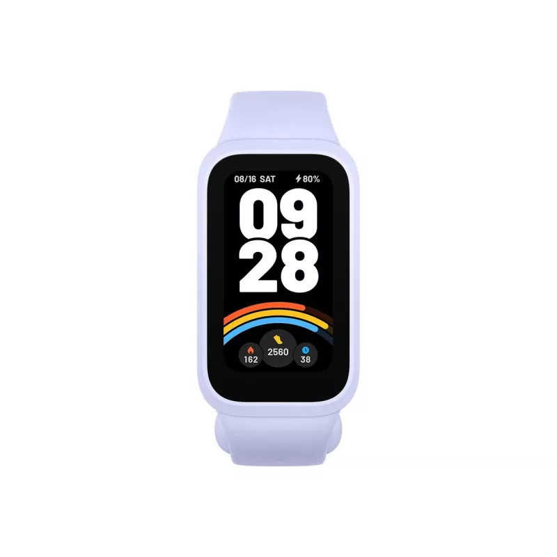 Kūno rengybos sekiklis Xiaomi Smart Band 9 Active 70785 — 1,62 colio AMOLED ekranas, violetinis