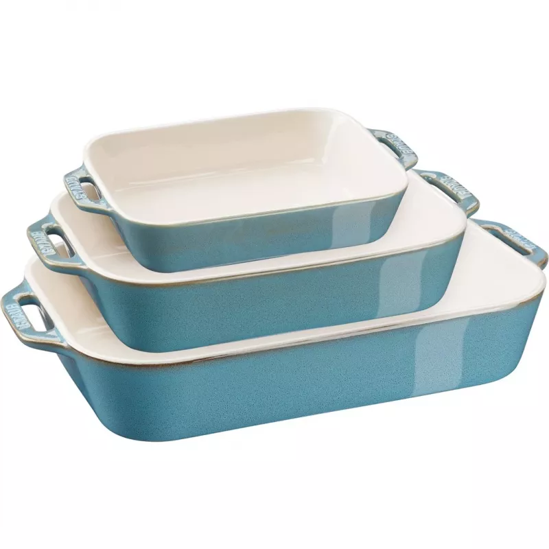 ZWILLING STAUB Ceramics Rectangular Ceramic Au gratin kepimo indas