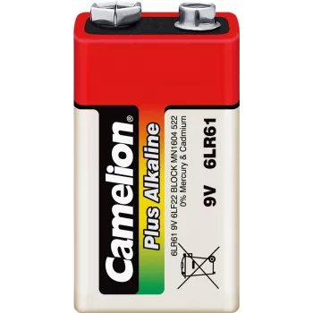 Vienkartinė baterija Camelion 6LR61-SP1 9V šarminė