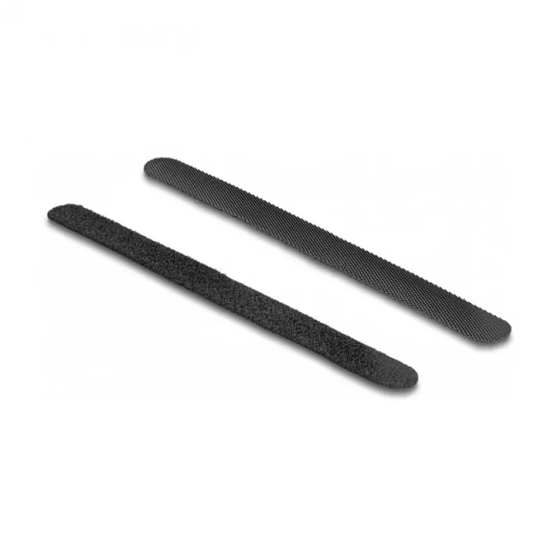DeLOCK Hook-and-Loop juosta žiediniam skaitytuvui, juoda, 9 mm x 160 mm