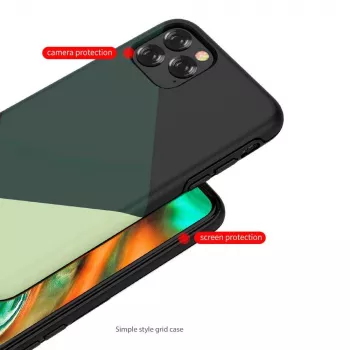 Apsauginis telefono dėklas Devia, skirtas iPhone 11 Pro Max — žalias, paprasto stiliaus