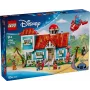 LEGO rinkinys Disney 43268 Paplūdimio namas — modulinis namo modelis, 834 dalys, 5 minifigūrėlės, amžius 9+