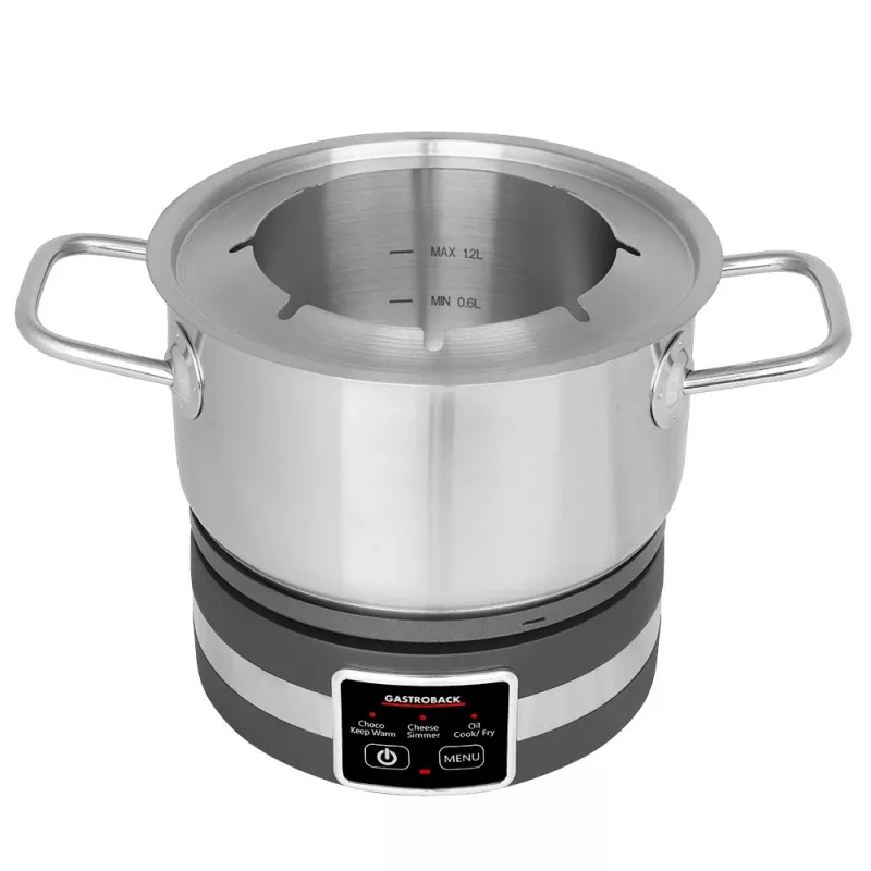 Elektrinė fondiu Gastroback 42568 1,8 L 8 asmenims juoda nerūdijantis plienas