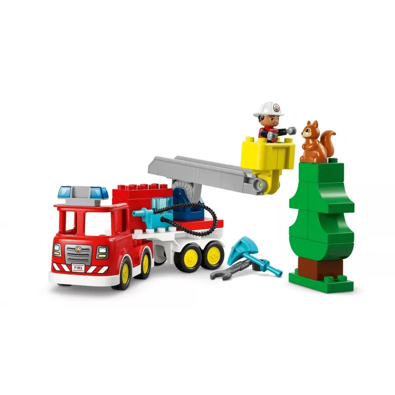 LEGO DUPLO 10473 Gaisrinis automobilis su žarna ir gaisrininku