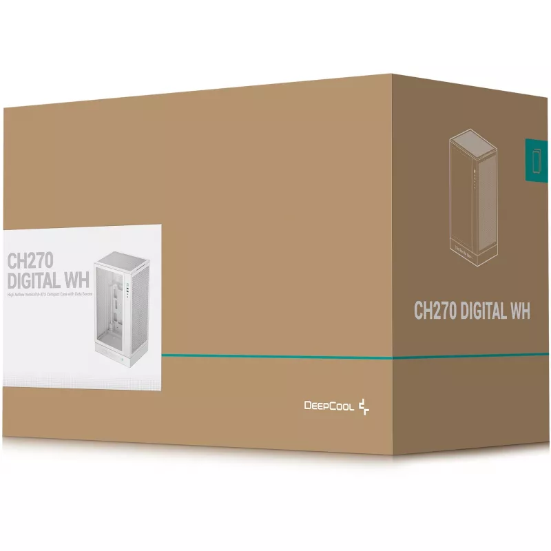 DeepCool CH270 WH korpusas (R-CH270-WHNDM0-G-1)
