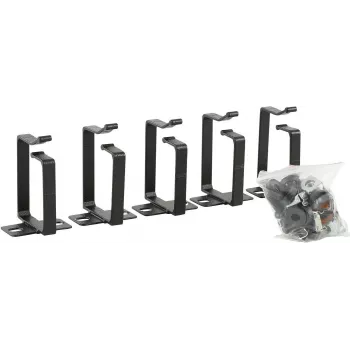 Kabelių žiedas LOGON RAO120BL juodas aliuminis 44x60x44mm