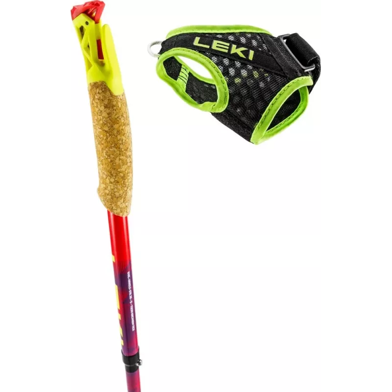 Leki TRL Ultratrail FX One lazdos, 115 cm, raudonos