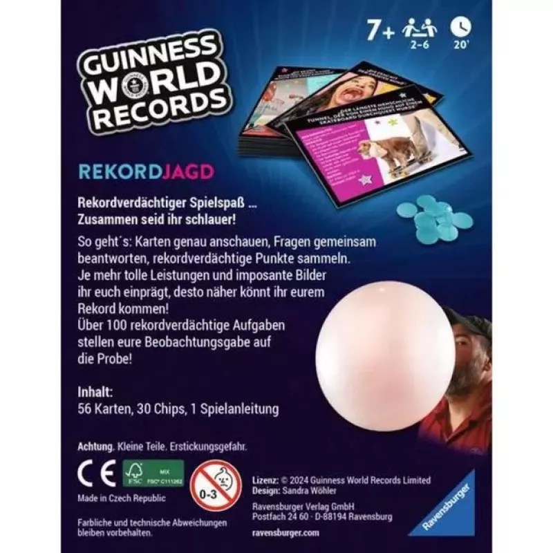 Guinness World Records - Rekordjagd, kortų žaidimas