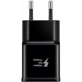 USB adapteris Samsung EP-TA200EBE greitasis įkroviklis su nuimamu Micro-USB laidu
