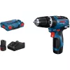Grąžtas Bosch GSB 12V-35 2x3Ah LBOXX 06019J9000