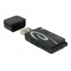 Kortelių skaitytuvas DeLOCK Mini USB 2.0 su SD ir Micro SD lizdu