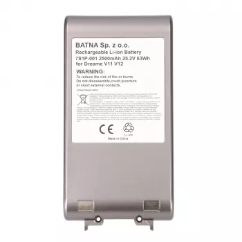 Pakaitinė baterija Extralink, skirta Dreame V11 V12 V11SE V12Pro 2500mAh Li-ion