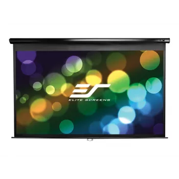 Elite Screens | Manual Series | M100XWH | Įstrižainė 100 colių | 16:9 | Matomas ekrano plotis (W) 221 cm | Baltas