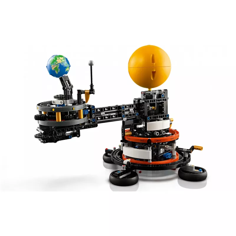 LEGO Technic Žemė ir Mėnulis Orbitėje Kosminiai Žaidimai Vaikams Nuo 10 Metų Saulės Sistemos Konstruktorius su Planetomis