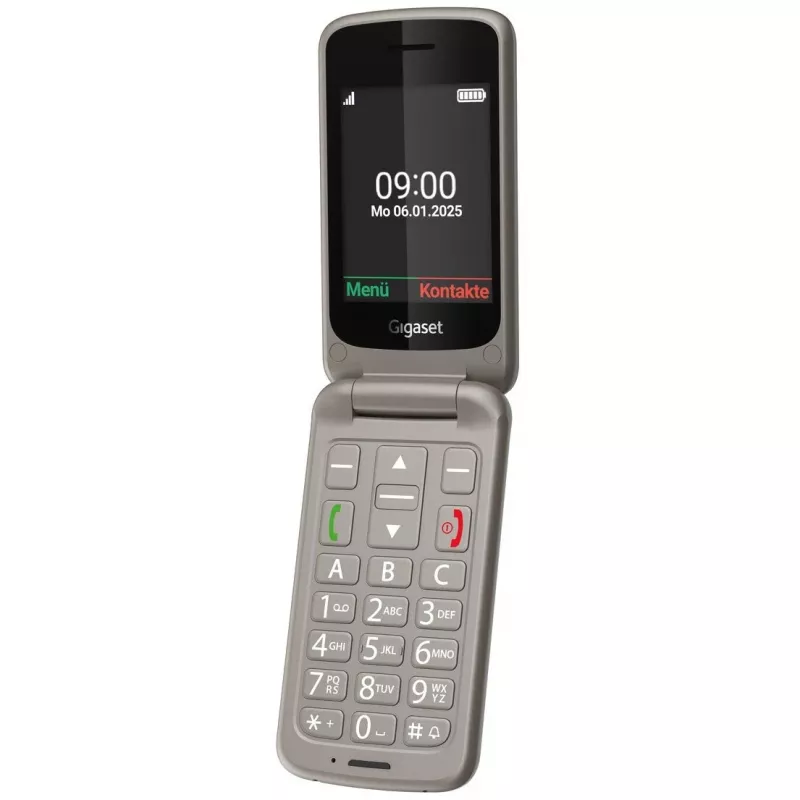 Senior Phone Gigaset GL595 2,8 colio 0,3 MP pilkas