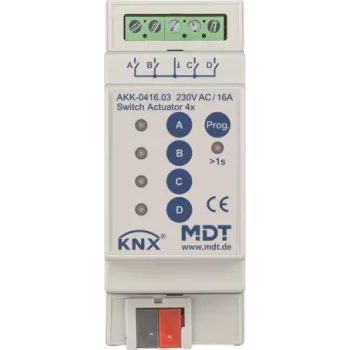 MDT AKK-0416.03 perjungimo pavara 4 krypčių, 2TE, REG, 16A, 70µ (AKK-0416.03)