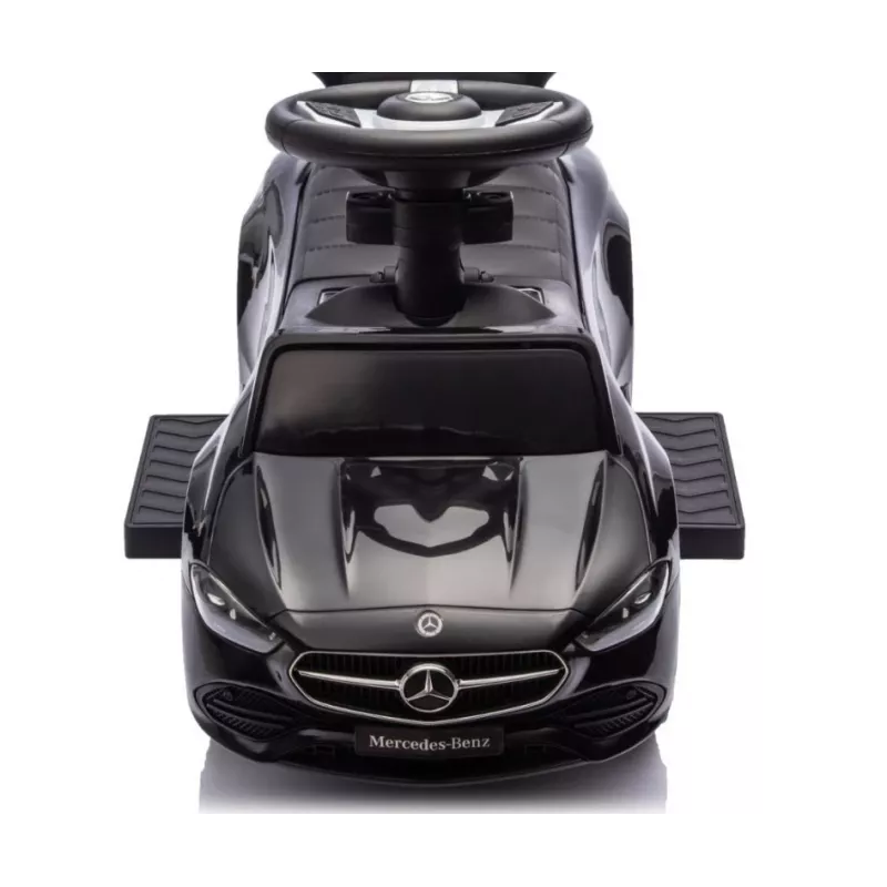 Stumiamas vaikiškas automobiliukas milly mally Mercedes C-Class juodas, modelis 6107
