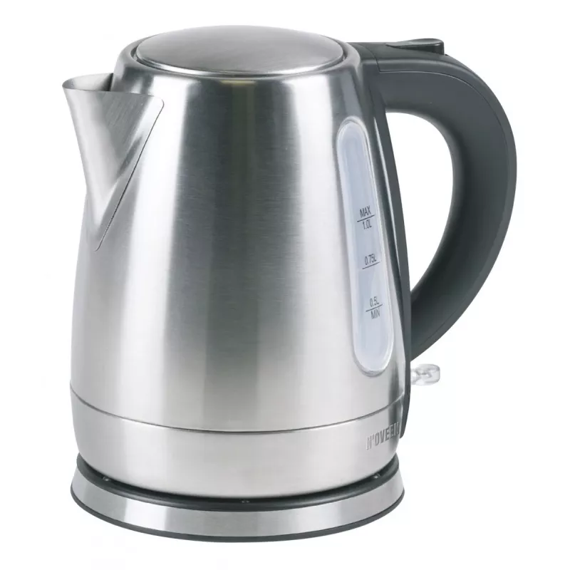 Elektrinis virdulys NOVEEN 1401 inox — nerūdijančio plieno belaidis virdulys 1,7 l