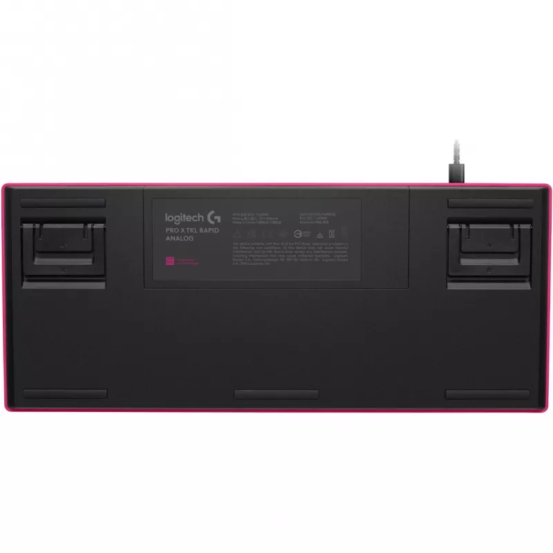 Logitech G PRO X TKL RAPID klaviatūra, skirta žaidimams, USB, QWERTY, rožinė, be skaitmenų dalies