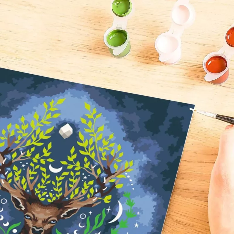 CreArt - Pixie Cold: Mystic Deer, Painting
