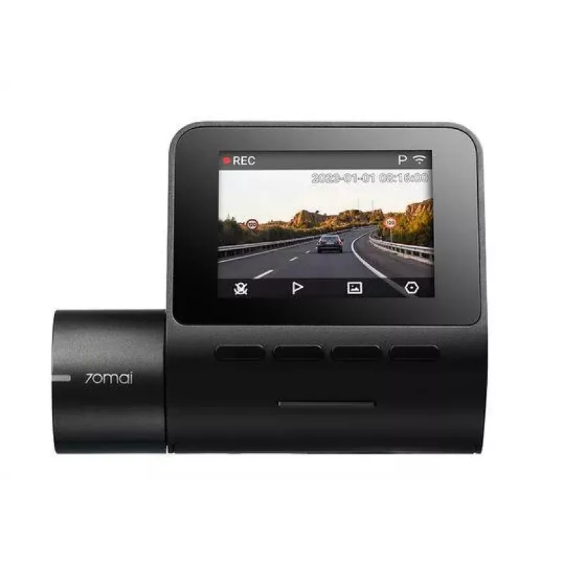 Automobilinė vaizdo registratorė 70mai A200 DVR — Full HD 1920x1080, 130° platus kampas, 60 kadrų per sekundę, naktinis matymas, 2 colių IPS ekranas, ciklinis įrašymas, G jutiklis, microSD iki 128 GB