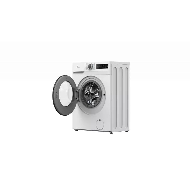 Priekinio pakrovimo skalbimo mašina Midea MF110W70B/W-HR — 7 kg, 1200 aps./min., A, 60×40 cm, LED ekranas, garai, balta