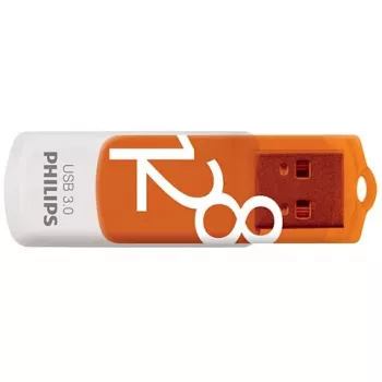 Philips FM12FD00B USB atmintukas 128 GB USB Type-A 3.2 Gen 1 (3.1 Gen 1) Oranžinė, Balta