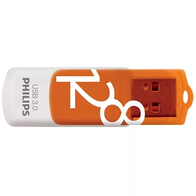 Philips FM12FD00B USB atmintukas 128 GB USB Type-A 3.2 Gen 1 (3.1 Gen 1) Oranžinė, Balta