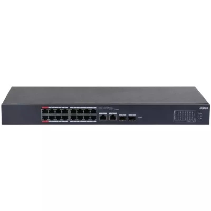 Dahua Technology DH-CS4218-16ET-135 tinklo komutatorius Valdomas L2 Gigabit Ethernet (10/100/1000) Power over Ethernet (PoE) Juodas
