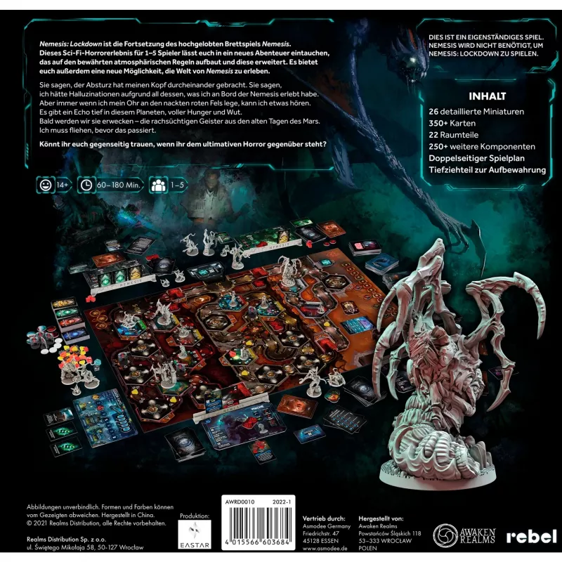 Nemesis: Lockdown, stalo žaidimas