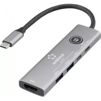 „Renkforce“ USB-C dokinė stotelė RF-DKS-908 Tinkama „Brand“ dokinėms stotelėms Universali (RF-6797972)