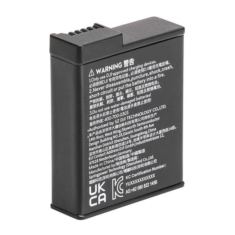 Kameros baterija DJI Osmo Action 3 Extreme Battery 1770 Wh