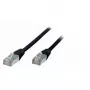 Tinklo kabelis S/CONN Cat5e F/UTP (FTP) RJ45–RJ45 kištukas, 2 m, juodas