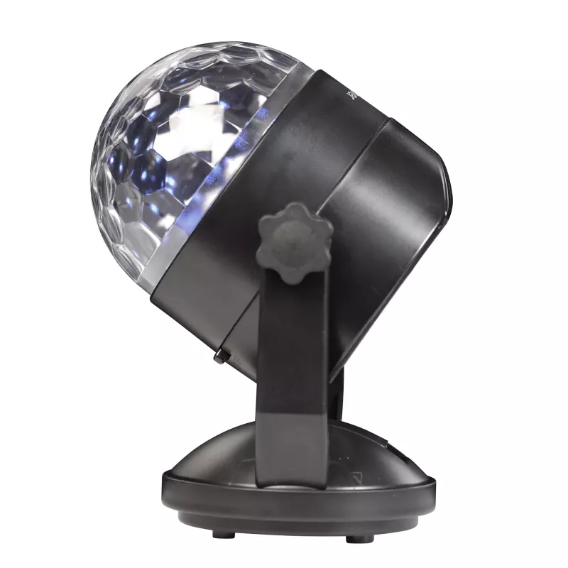 LED disko rutulio šviestuvas DENVER LDB-319 — kompaktiškas LED vakarėlių šviestuvas, modelis 117220200040