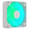 Aušinimo ventiliatorius APNX FP1-Q 120 PWM ARGB-WT 120mm, PWM valdymas, ARGB apšvietimas, baltas rėmelis