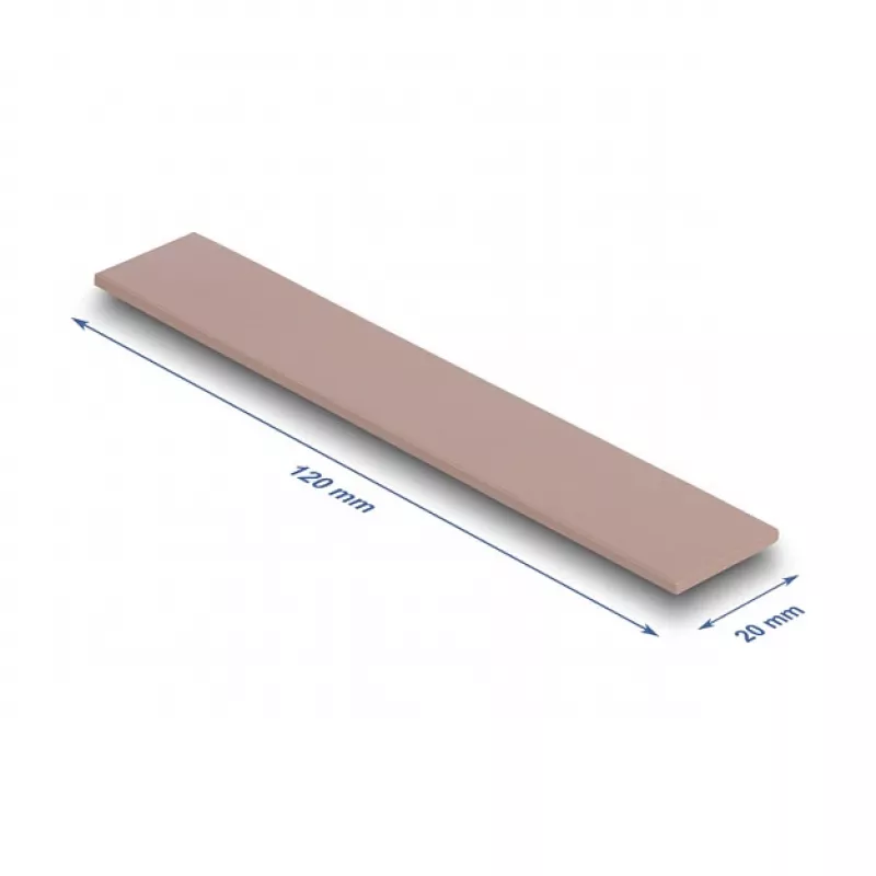 Termopadas DeLOCK 18483 3 W/m·K Rožinis 20x120x2 mm