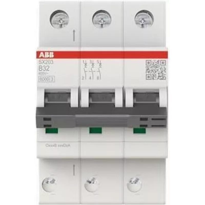 ABB Circuit Breaker SX203-B32 Flexline B-Char.6kA 32A 3P (2CDS253003R0325)