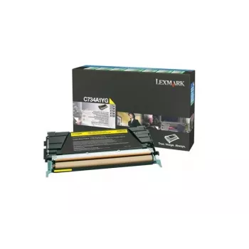 Lexmark C734A1YG spausdintuvo eksploatacinė medžiaga geltona