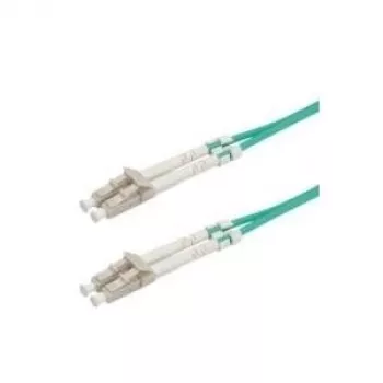 Šviesolaidinis jungiamasis kabelis ROLINE LC/LC OM3 20m 50/125µm turkio spalvos