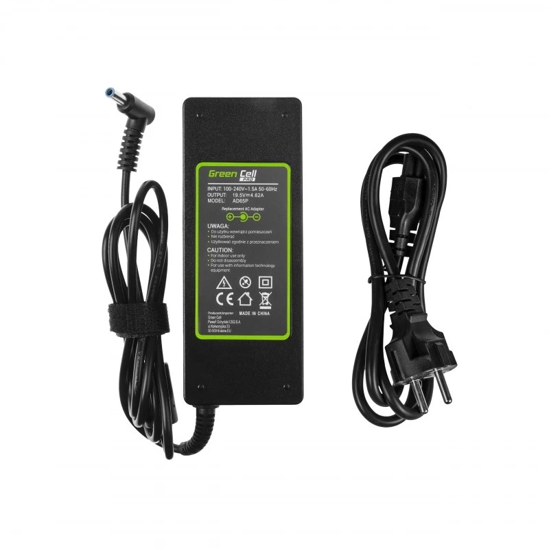 Green Cell AD65P maitinimo adapteris/keitiklis, naudojimui patalpose, 90 W, juodas