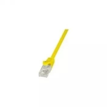 Tinklo kabelis LogiLink 3 m RJ-45 Cat6 U/UTP geltonas