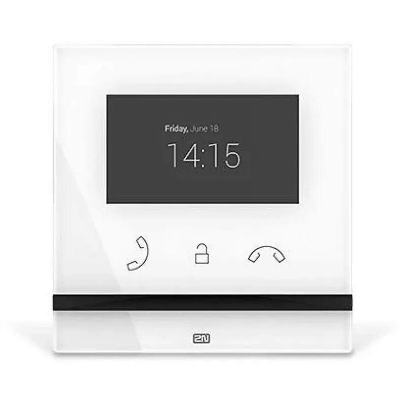 2N Indoor Compact vaizdo domofono sistema 10,9 cm (4,3 col.) Balta