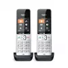 Gigaset COMFORT 500HX duo Analoginis/DECT telefonas su skambučio numerio atpažinimu, juodas, sidabrinis