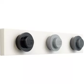 Sieninis laikiklis Room Copenhagen LEGO 41110003 — pilka/juoda, prie sienos tvirtinama atrama vaikų baldams
