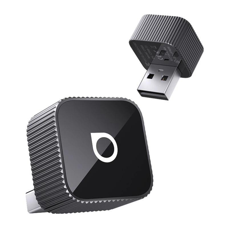 Belaidis CarPlay Android adapteris Ottocast CP88-T2 Mini — kompaktiškas prijungimo ir naudojimo CarPlay/Android Auto imtuvas